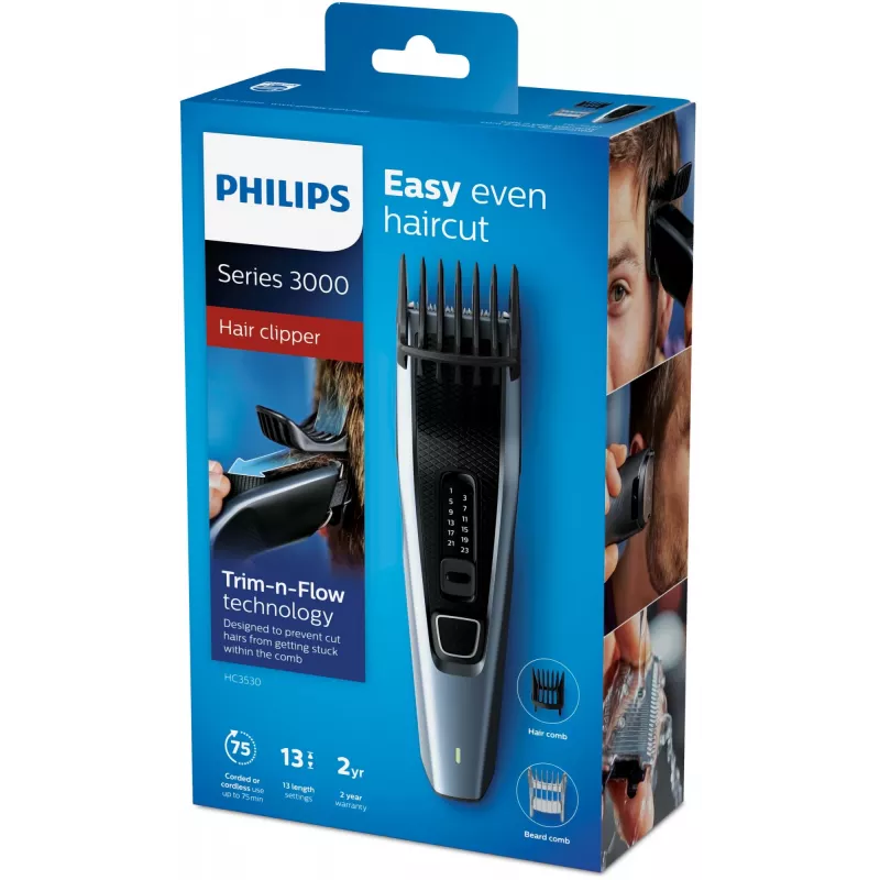 Philips 3000 serijos plaukų kirpimo mašinėlė HC3530/15