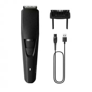 Philips BEARDTRIMMER Series 3000 BT3234/15 Barzdaskutė, baterija, juoda