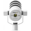 Dinaminis sceninis mikrofonas Rode PodMic baltas — kardioidinis, XLR, 20–20000 Hz, -57 dB jautrumas