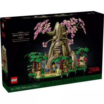 LEGO rinkinys The Legend of Zelda Didysis Deku medis 2-in-1 (77092) – 2500 dalių, 4 minifigūrėlės, 330 mm aukštis