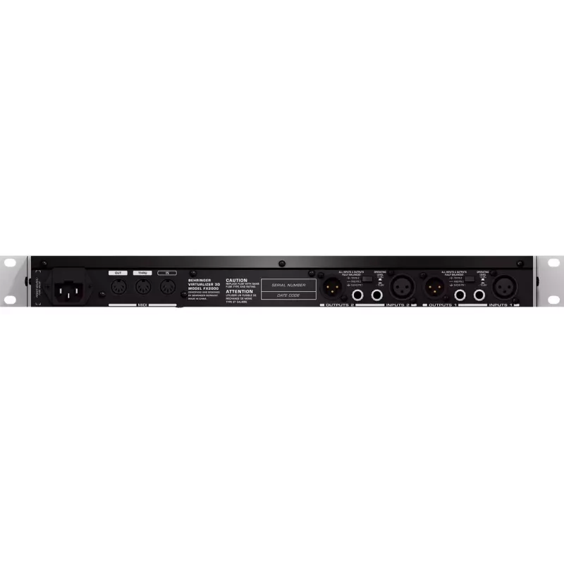 Efektų procesorius Behringer FX2000 44,5 mm plotis 483 mm gylis 217 mm aukštis
