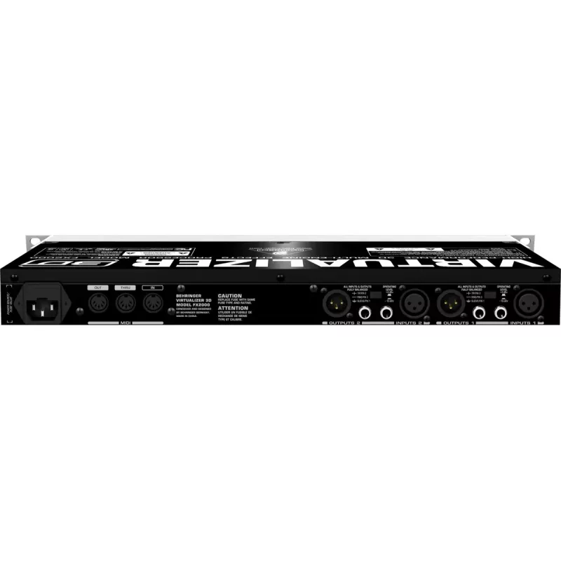 Efektų procesorius Behringer FX2000 44,5 mm plotis 483 mm gylis 217 mm aukštis