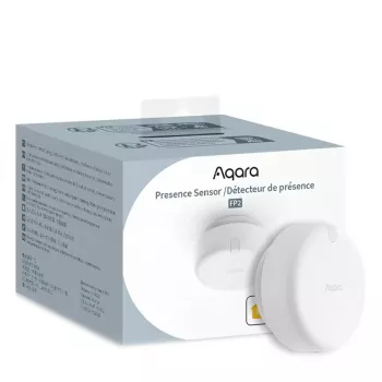 Aqara PS-S02D daugiafunkcis jutiklis – šviesos, judesio ir buvimo aptikimas su radaro technologija
