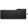 Belaidė klaviatūra HP 475 Dual-Mode – pilno dydžio QWERTY, RF + Bluetooth 5.3, skaitmeninis blokas, juoda, 376×153×19 mm