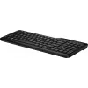 Belaidė klaviatūra HP 475 Dual-Mode – pilno dydžio QWERTY, RF + Bluetooth 5.3, skaitmeninis blokas, juoda, 376×153×19 mm