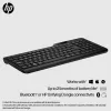 Belaidė klaviatūra HP 475 Dual-Mode – pilno dydžio QWERTY, RF + Bluetooth 5.3, skaitmeninis blokas, juoda, 376×153×19 mm