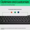 Belaidė klaviatūra HP 475 Dual-Mode – pilno dydžio QWERTY, RF + Bluetooth 5.3, skaitmeninis blokas, juoda, 376×153×19 mm