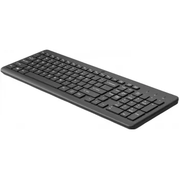 Belaidė klaviatūra HP 225 Full-size Mechaninė QWERTY Juoda