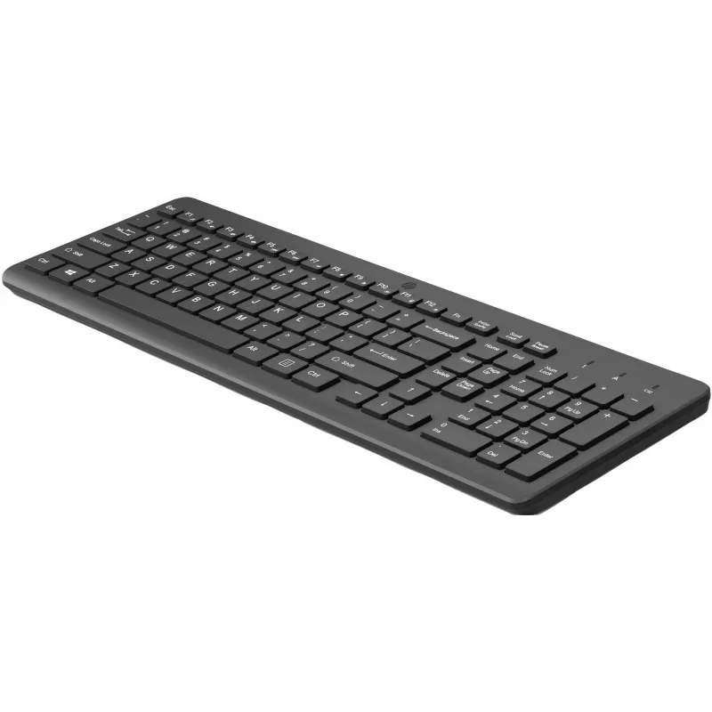 Belaidė klaviatūra HP 225 Full-size Mechaninė QWERTY Juoda