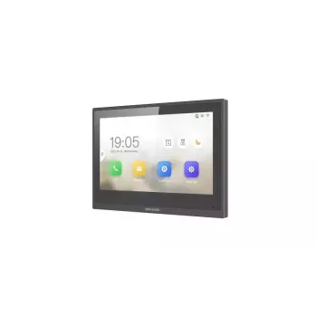 Vaizdo domofono vidinis monitorius Hikvision DS-KH6351-WTE1 7 colių LCD 1024x600 juodas