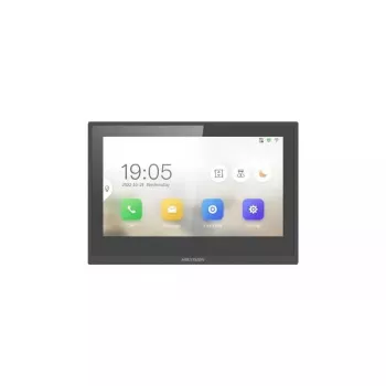 Vaizdo domofono vidinis monitorius Hikvision DS-KH6351-WTE1 7 colių LCD 1024x600 juodas