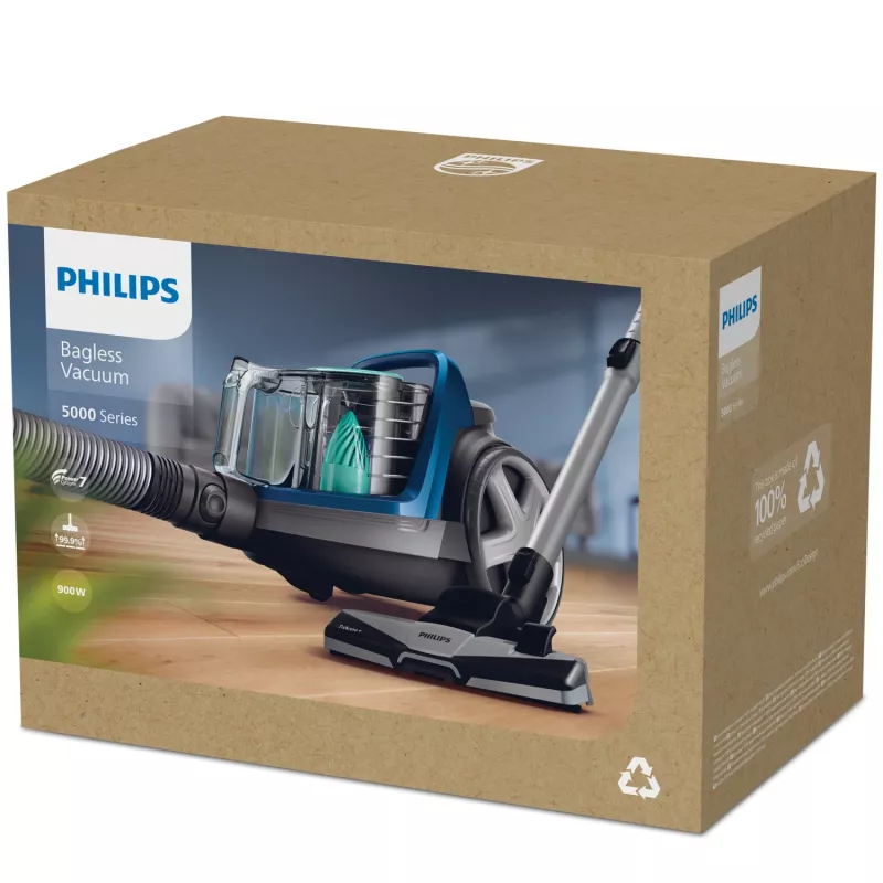 Philips 5000 serijos FC9550/09 dulkių siurblys 1,5 L Cilindrinis sausas 900 W be maišelio