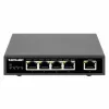Intellinet 5 prievadų Gigabit Ethernet PoE+ jungiklis 62W 4 PSE prievadai