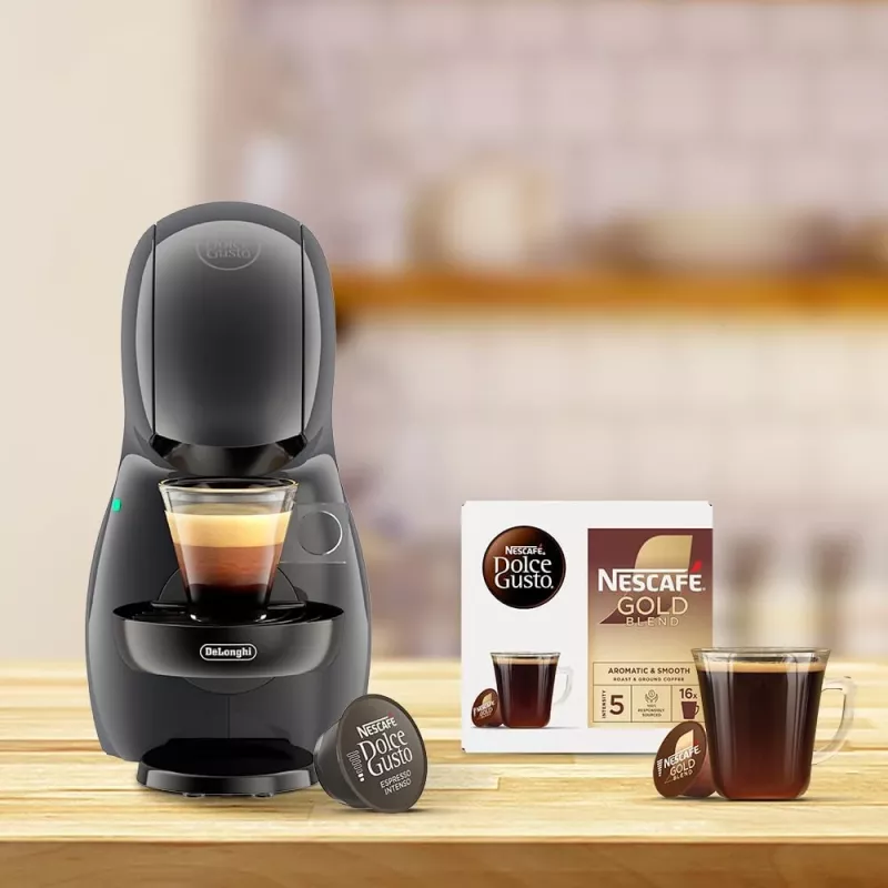 De’Longhi Piccolo XS EDG210.A Pusiau automatinis kavos aparatas kapsulėms 0,8 L