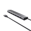 Trust Halyx 24967 USB šakotuvas 7 prievadų, USB 3.2 Gen 1, Type-A, 5000 Mbit/s, sidabrinės spalvos