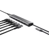 Trust Halyx 24967 USB šakotuvas 7 prievadų, USB 3.2 Gen 1, Type-A, 5000 Mbit/s, sidabrinės spalvos