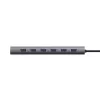 Trust Halyx 24967 USB šakotuvas 7 prievadų, USB 3.2 Gen 1, Type-A, 5000 Mbit/s, sidabrinės spalvos