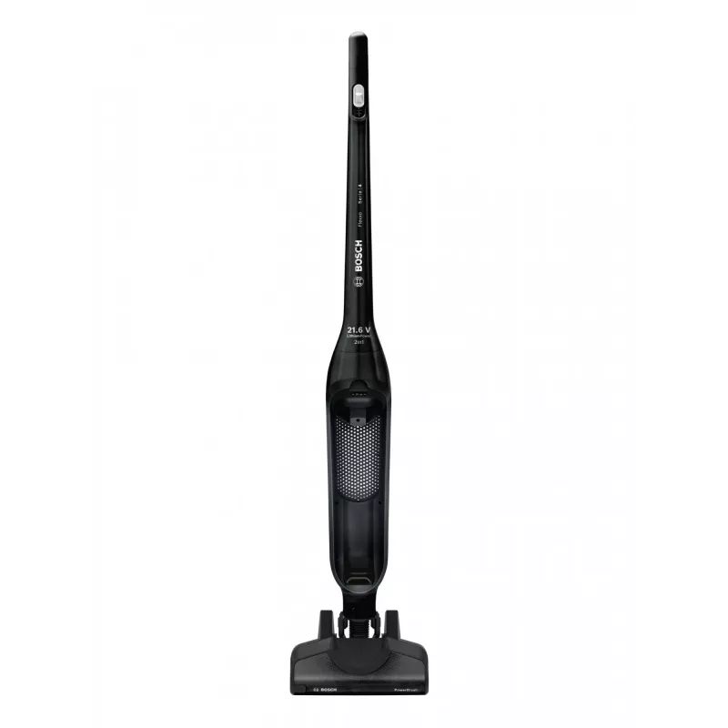 Bosch BBH32101 belaidis dulkių siurblys 2-in-1 lazda ir rankinis modelis, sausas valymas, be maišelio, juodas
