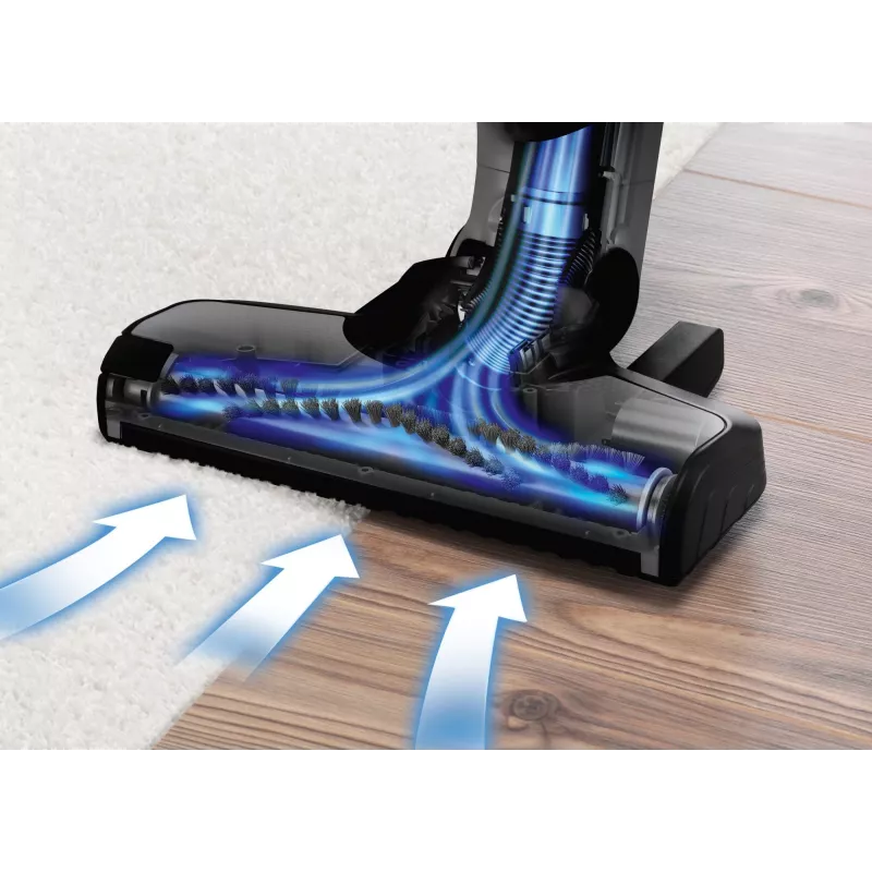 Bosch BBH32101 belaidis dulkių siurblys 2-in-1 lazda ir rankinis modelis, sausas valymas, be maišelio, juodas