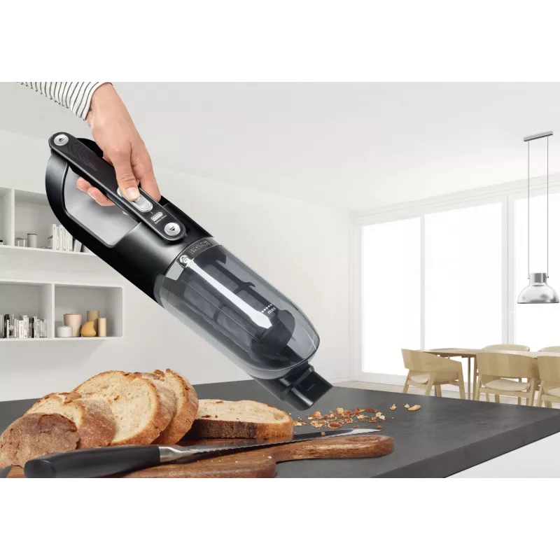 Bosch BBH32101 belaidis dulkių siurblys 2-in-1 lazda ir rankinis modelis, sausas valymas, be maišelio, juodas