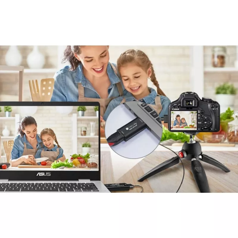 Vaizdo signalo keitiklis TECHLY I-USB-VIDEO-1080TY – HDMI į USB Type-A, 1920×1080@60Hz, 12 bitų, maitinamas per USB