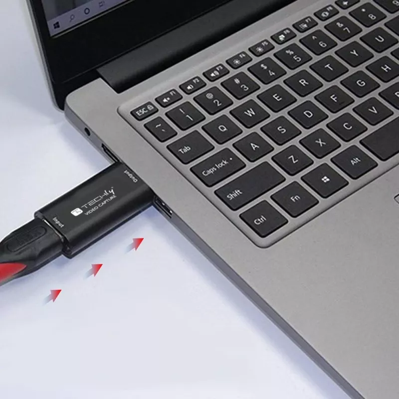 Vaizdo signalo keitiklis TECHLY I-USB-VIDEO-1080TY – HDMI į USB Type-A, 1920×1080@60Hz, 12 bitų, maitinamas per USB