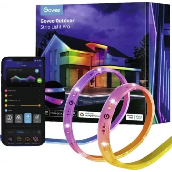 LED lauko juosta Govee H70A1 10 m Wi‑Fi Bluetooth RGBIC+Šilta balta