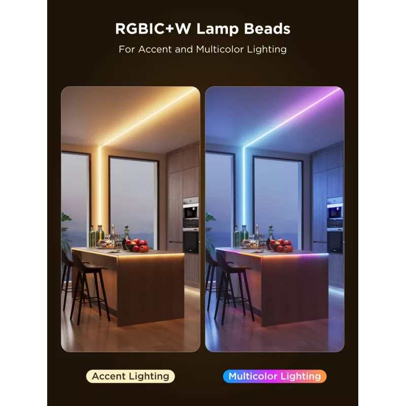 Universali LED juosta Govee Light Pro 3000 mm 3780 šviesos diodų
