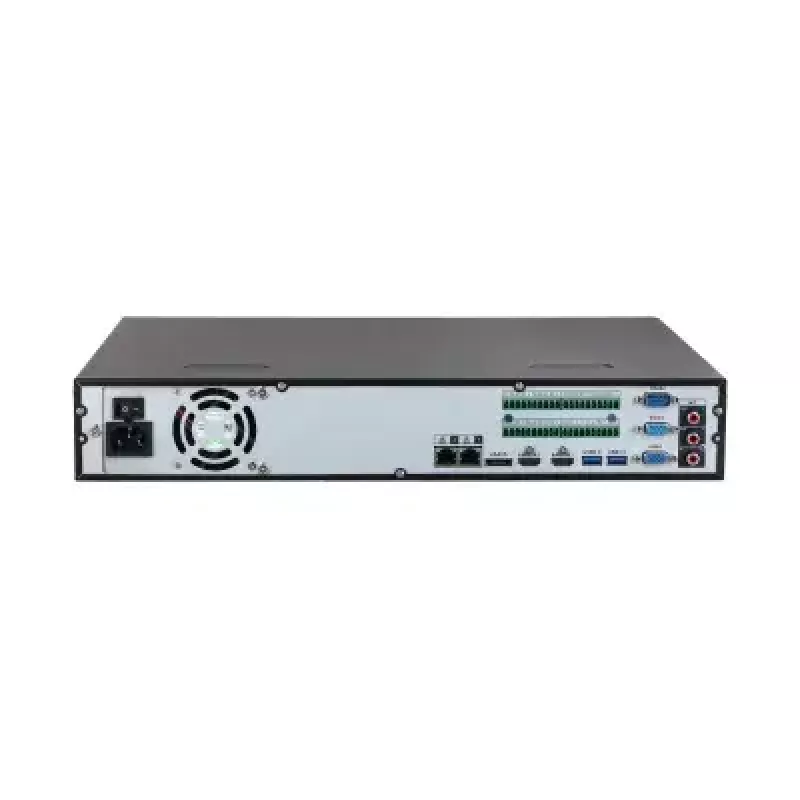 Tinklinis vaizdo registratorius DAHUA NVR5464-EI – 64 kanalai, 16 TB, 2× RJ-45, 2× USB, SATA, juodas