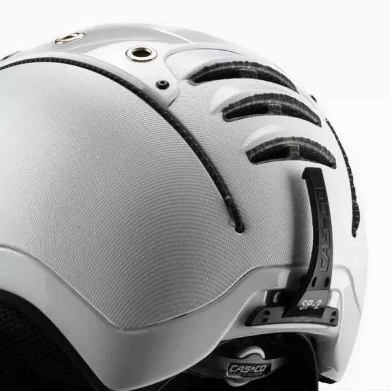 Slidinėjimo šalmas Casco SP-2 Carbonic Visor White dydis S (52-54 cm)