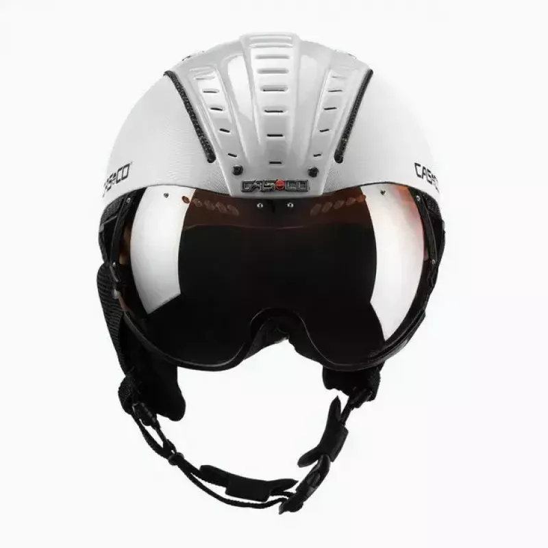 Slidinėjimo šalmas Casco SP-2 Carbonic Visor White dydis S (52-54 cm)