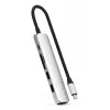 Satechi ST-P6SS USB-C išplėtimo stotelė 10000 Mbit/s sidabrinė
