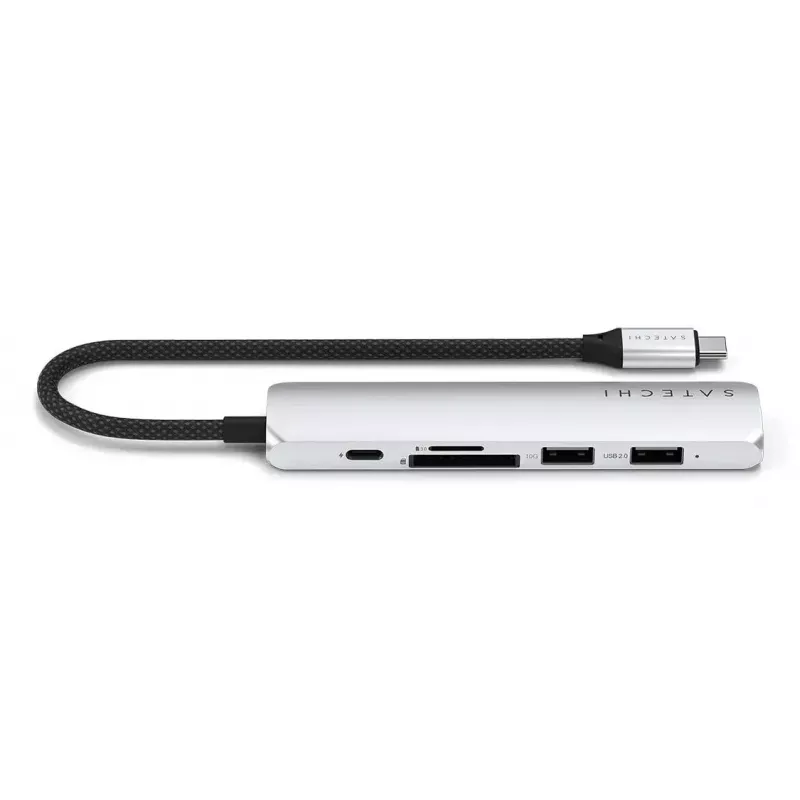 Satechi ST-P6SS USB-C išplėtimo stotelė 10000 Mbit/s sidabrinė