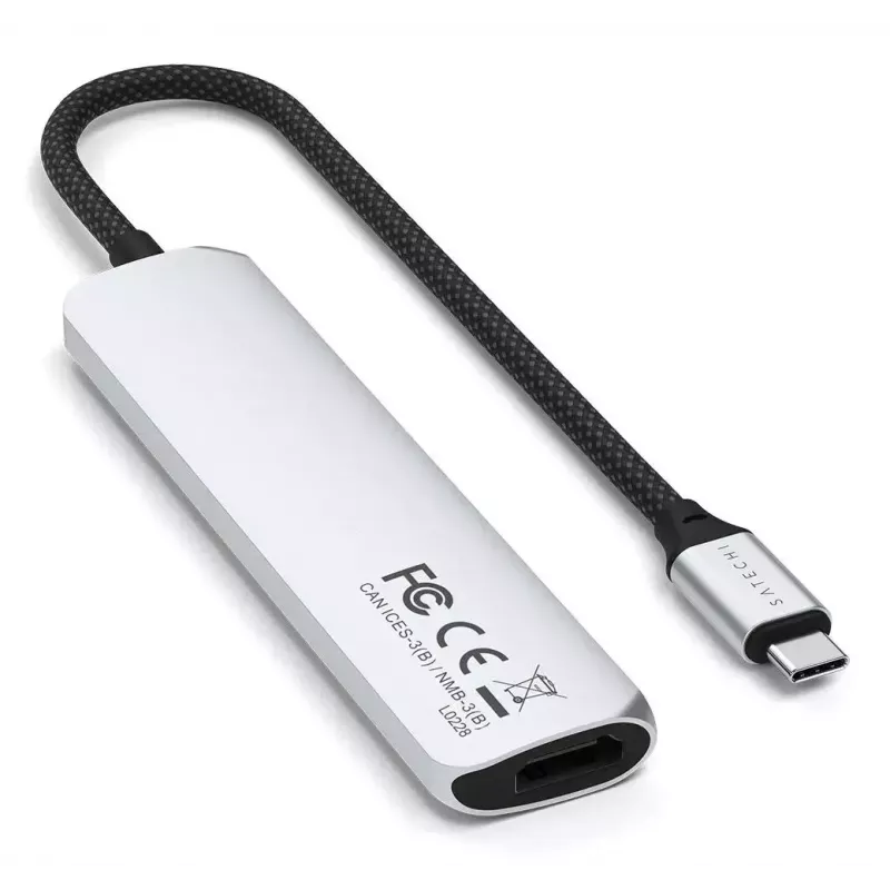 Satechi ST-P6SS USB-C išplėtimo stotelė 10000 Mbit/s sidabrinė