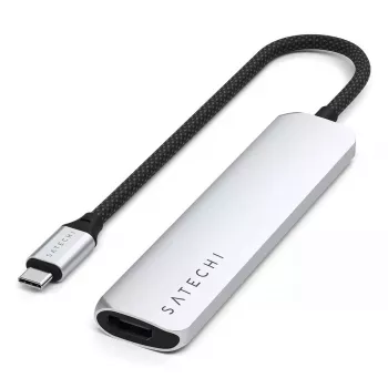 Satechi ST-P6SS USB-C išplėtimo stotelė 10000 Mbit/s sidabrinė