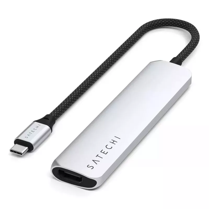 Satechi ST-P6SS USB-C išplėtimo stotelė 10000 Mbit/s sidabrinė