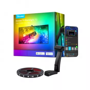 LED juostelė Govee Envisual TV Backlight T2 su dviem kameromis 75–85 colių televizoriams