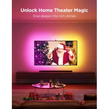 LED juostelė Govee Envisual TV Backlight T2 su dviem kameromis 75–85 colių televizoriams