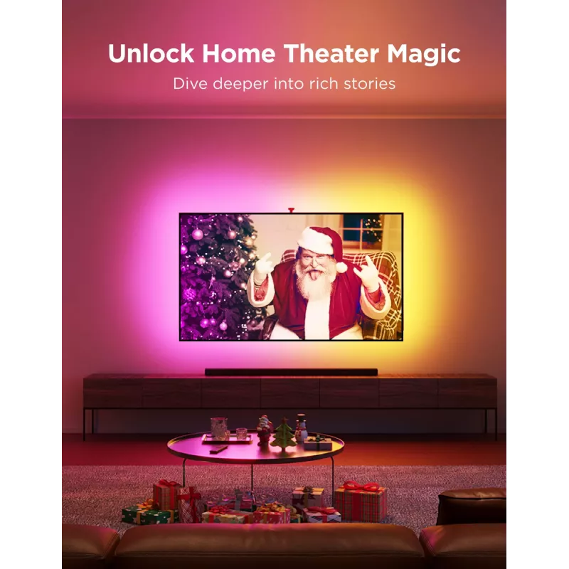 LED juostelė Govee Envisual TV Backlight T2 su dviem kameromis 75–85 colių televizoriams