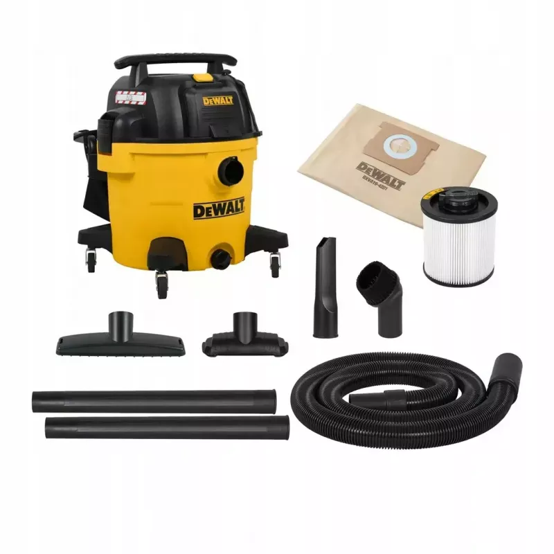 DeWalt AT-DXV34PTA siurblys sausam ir drėgnam valymui, 34 l, su elektros lizdu