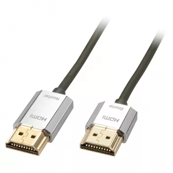 Lindy 4,5 m CROMO Slim High Speed HDMI laidas su Ethernet