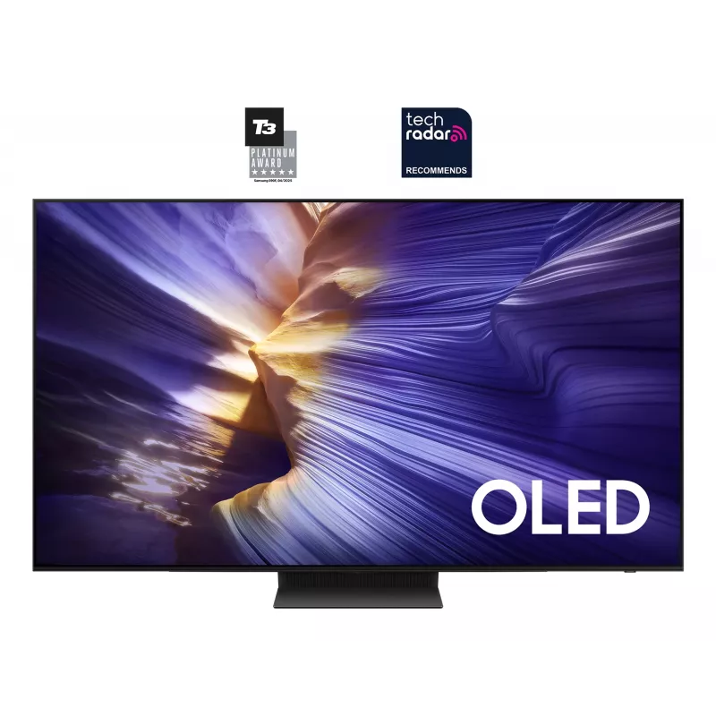 OLED televizorius Samsung S90F QE83S90FAE 83 colių 4K UHD (3840×2160), Tizen, 120 Hz, HDMI x4, Wi‑Fi, Bluetooth 5.3