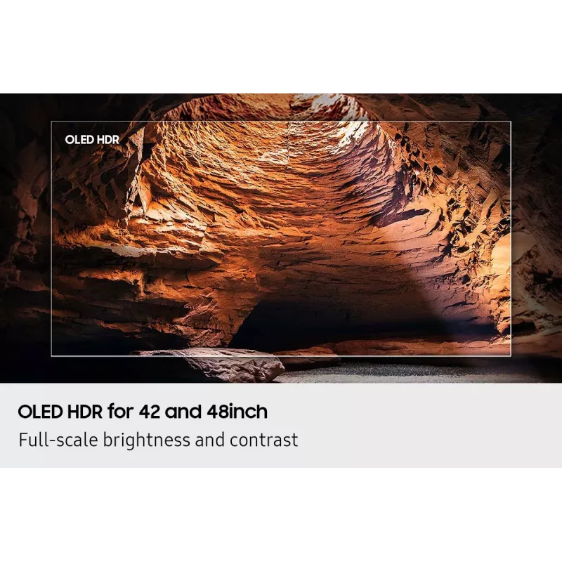 OLED televizorius Samsung S90F QE83S90FAE 83 colių 4K UHD (3840×2160), Tizen, 120 Hz, HDMI x4, Wi‑Fi, Bluetooth 5.3