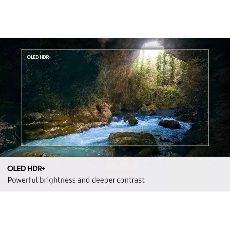 OLED televizorius Samsung S90F QE83S90FAE 83 colių 4K UHD (3840×2160), Tizen, 120 Hz, HDMI x4, Wi‑Fi, Bluetooth 5.3