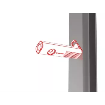 Kišeninis darbinis žibintuvėlis Ledlenser 502735 12W LED juodas