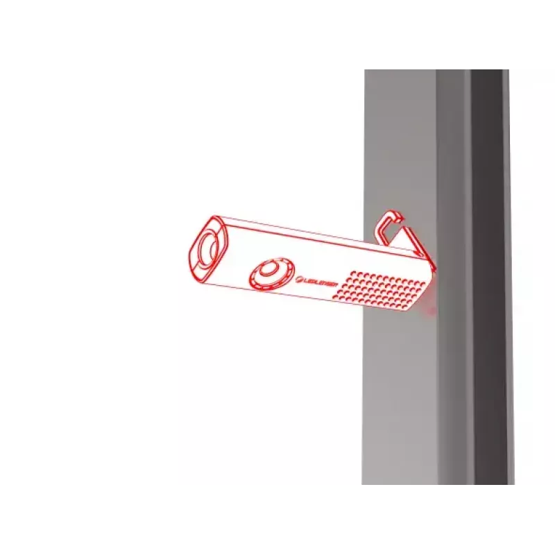 Kišeninis darbinis žibintuvėlis Ledlenser 502735 12W LED juodas