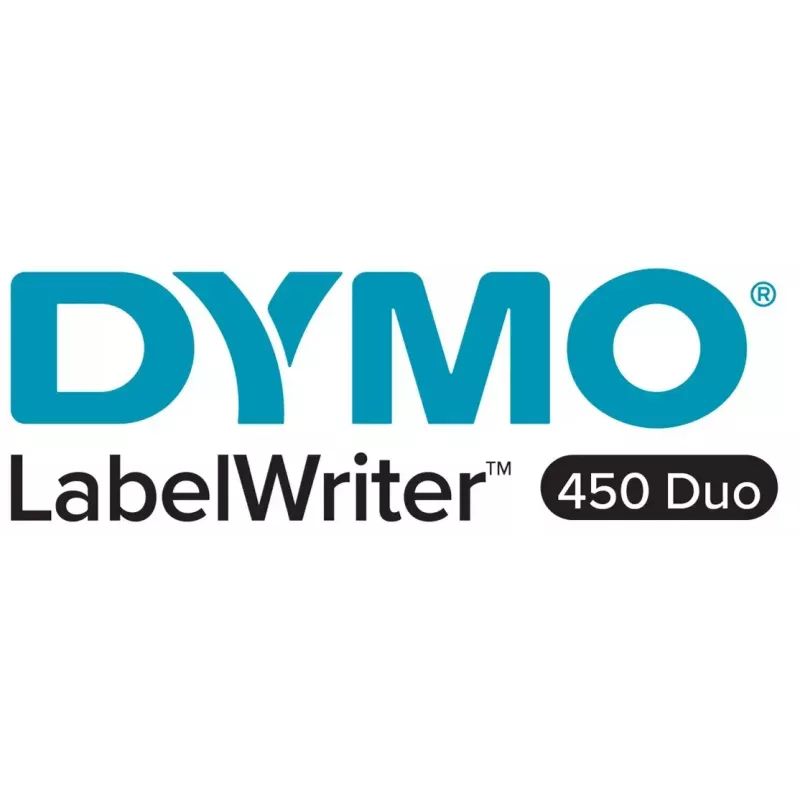 DYMO LabelWriter 450 Duo – terminis etikečių spausdintuvas popierinėms ir plastikinėms etiketėms