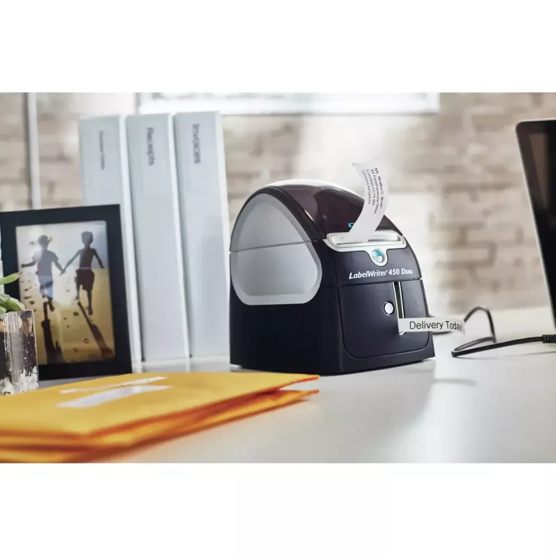 DYMO LabelWriter 450 Duo – terminis etikečių spausdintuvas popierinėms ir plastikinėms etiketėms