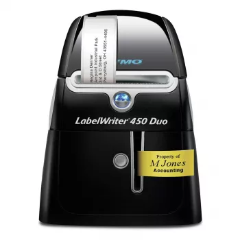 DYMO LabelWriter 450 Duo – terminis etikečių spausdintuvas popierinėms ir plastikinėms etiketėms