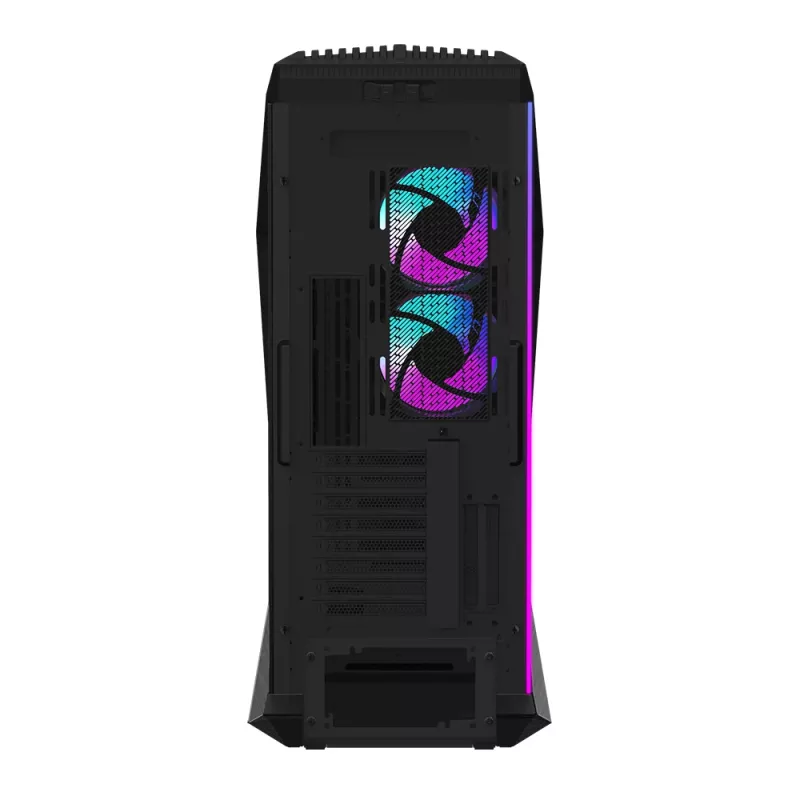 GIGABYTE AORUS C700 GLASS pilno bokšto kompiuterio korpusas - talpina iki E-ATX ir 420 mm radiatorių, 5 iš anksto sumontuoti 120 mm ventiliatoriai, USB 3.1 Type-C, RGB Fusion